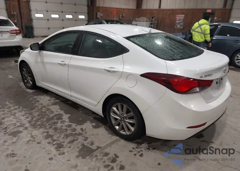 2016 Hyundai Elantra Se from USA, damaged, VIN 5NPDH4AE6GH748549